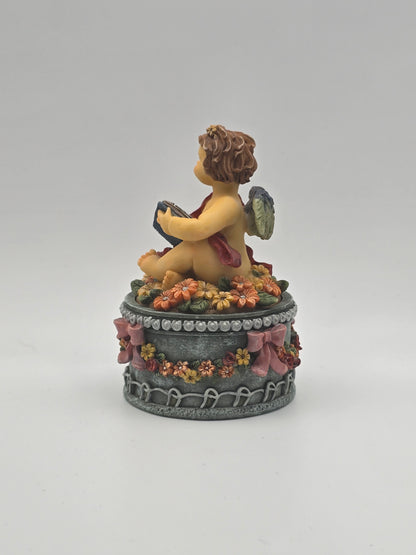 Vintage Angel Trinket Box