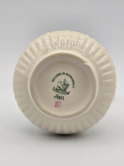 Vintage Belleek In Retrospect Aberdeen Floral Mantle Pitcher White Vase