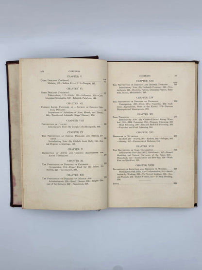 THE PREVENTION OF DISEASE A POPULAR TREATISE Antique Book, By K. Winslow.  W. B. SAUNDERS COMPANY. America 1916.