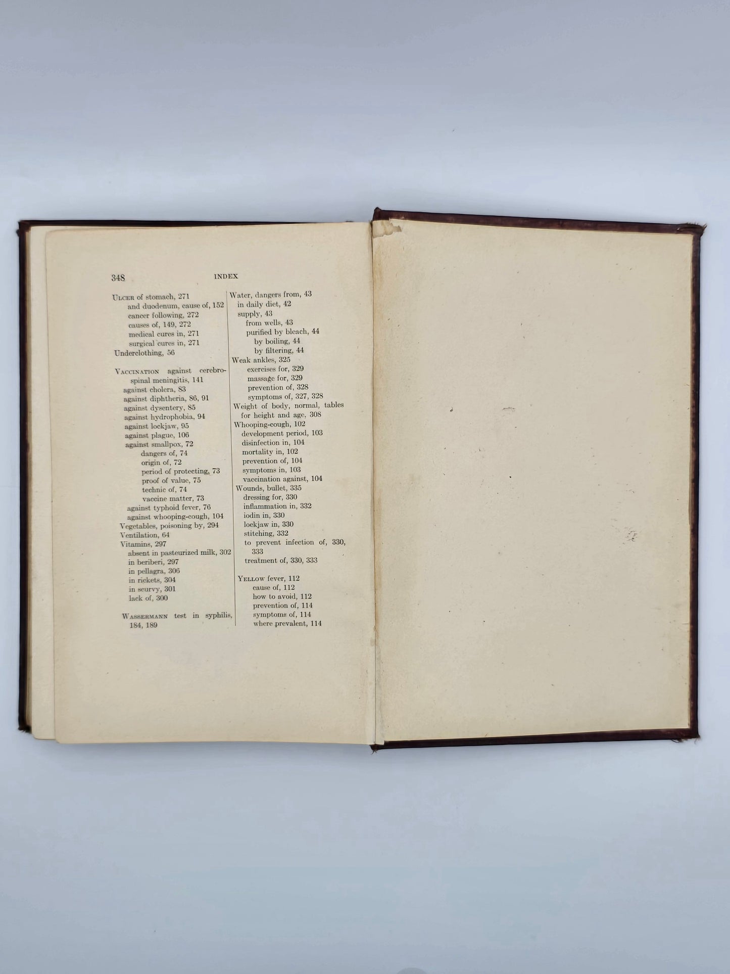 THE PREVENTION OF DISEASE A POPULAR TREATISE Antique Book, By K. Winslow.  W. B. SAUNDERS COMPANY. America 1916.