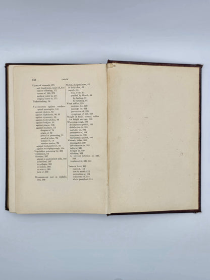 THE PREVENTION OF DISEASE A POPULAR TREATISE Antique Book, By K. Winslow.  W. B. SAUNDERS COMPANY. America 1916.