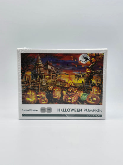 Jigsaw Puzzle Halloween Pumpkin Sweat Dance