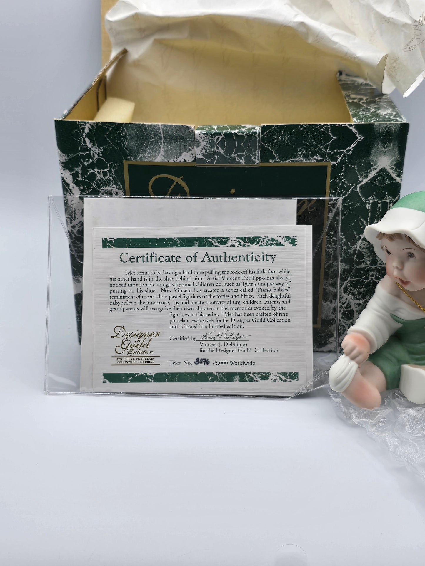 Designer Guild 1993 Collection Baby Figurine Tyler Limited Edition Signed HS6002