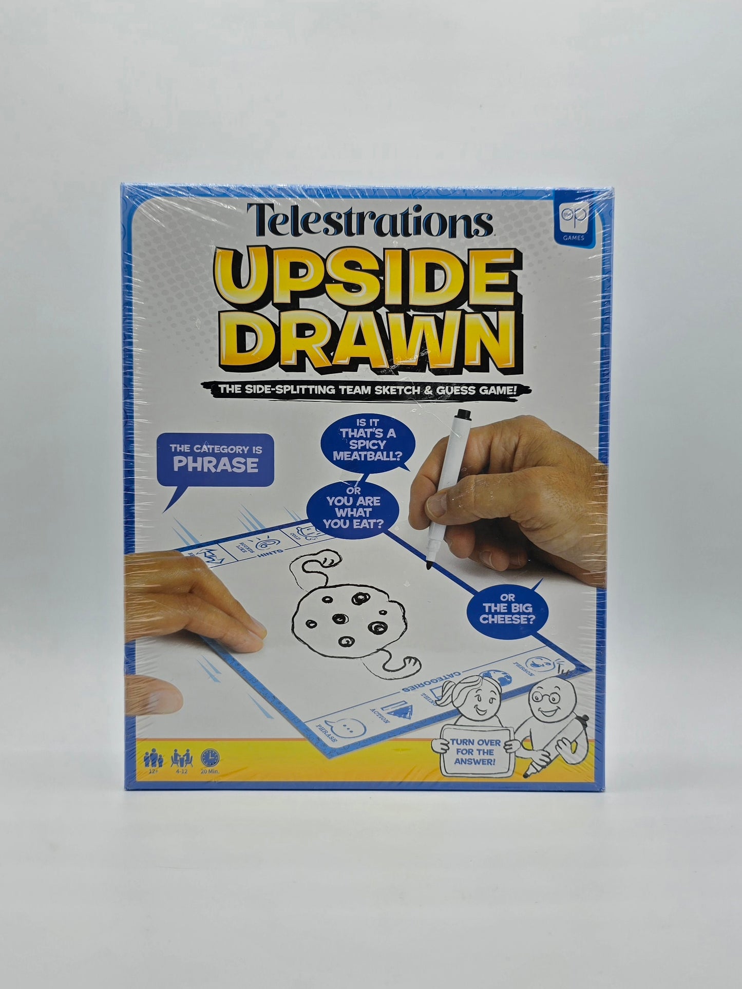 Telestrations Upside Drawn 4-12 players sketch & guess game 12 years +