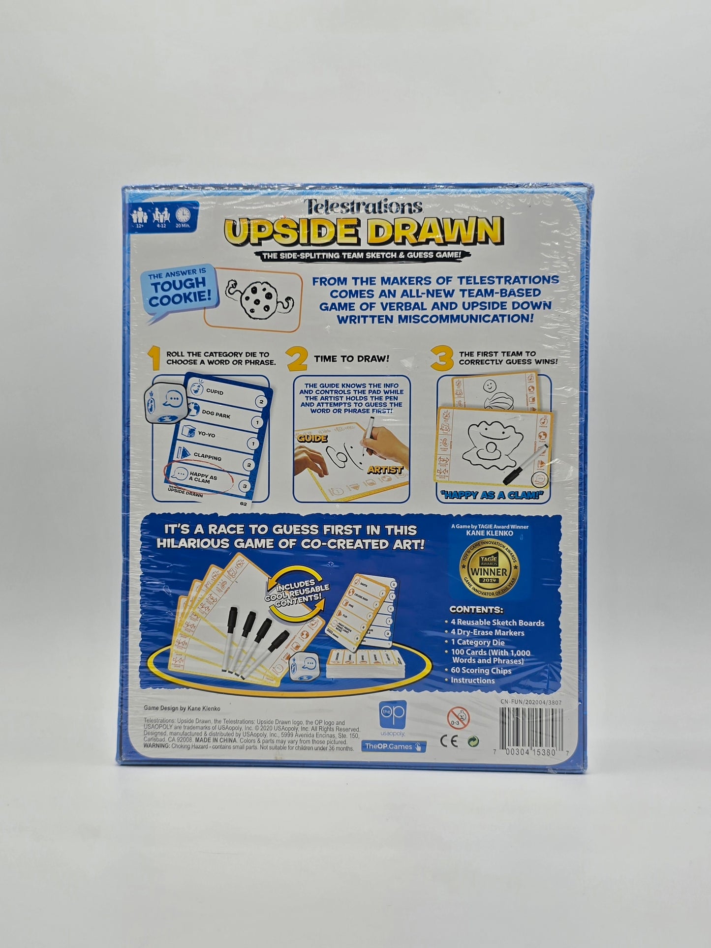 Telestrations Upside Drawn 4-12 players sketch & guess game 12 years +