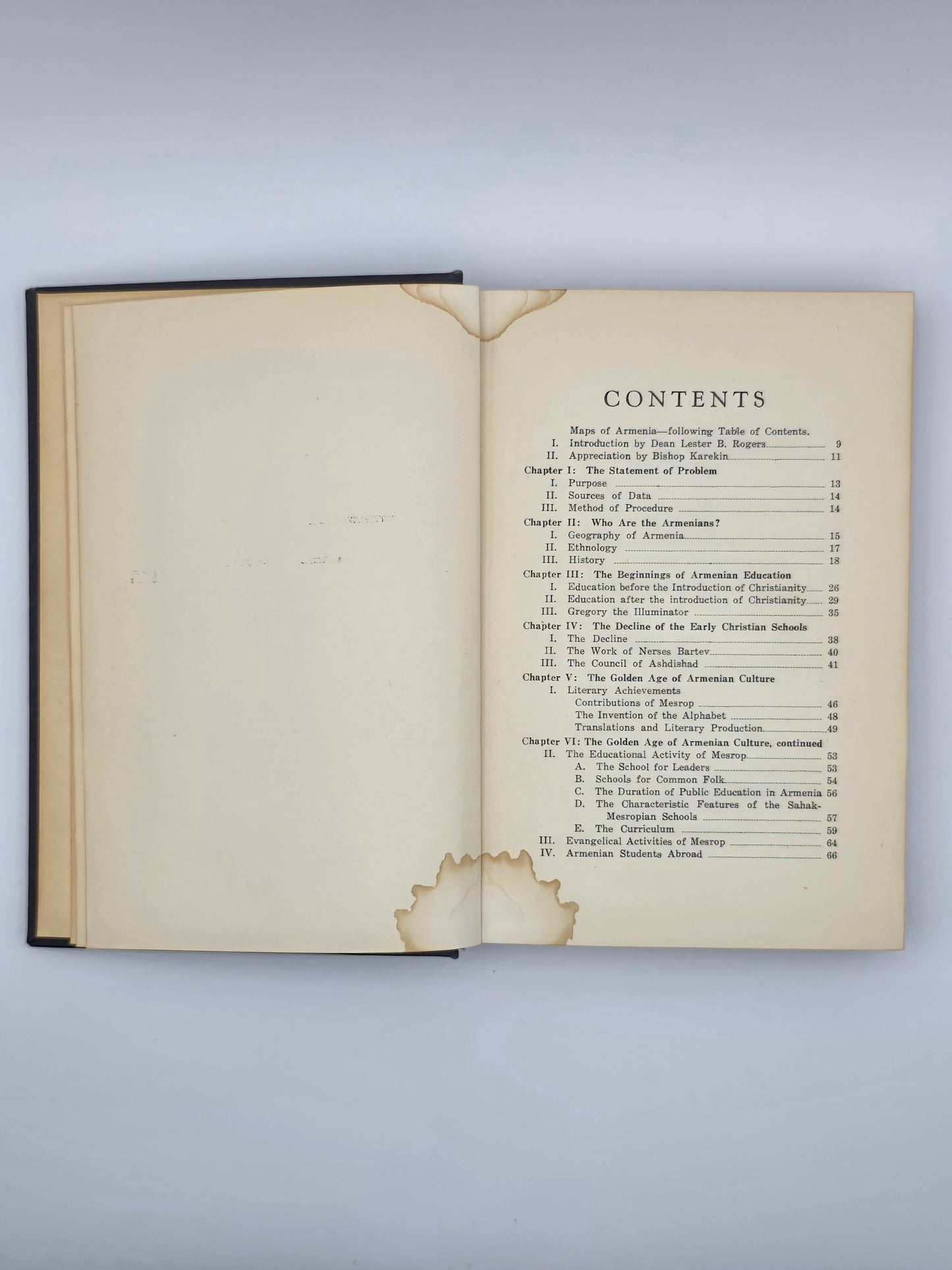 History Of Education In Armenia By Kevork A. Sarafian PH.D |Printed In USA 1930.