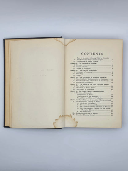 History Of Education In Armenia By Kevork A. Sarafian PH.D |Printed In USA 1930.