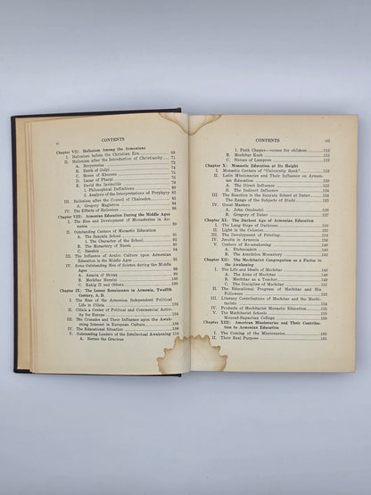 History Of Education In Armenia By Kevork A. Sarafian PH.D |Printed In USA 1930.