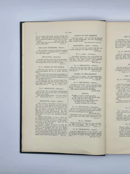 Saint Paul An Oratorio | G. Schirmer's Editions | Music by Felix Mendelssohn.