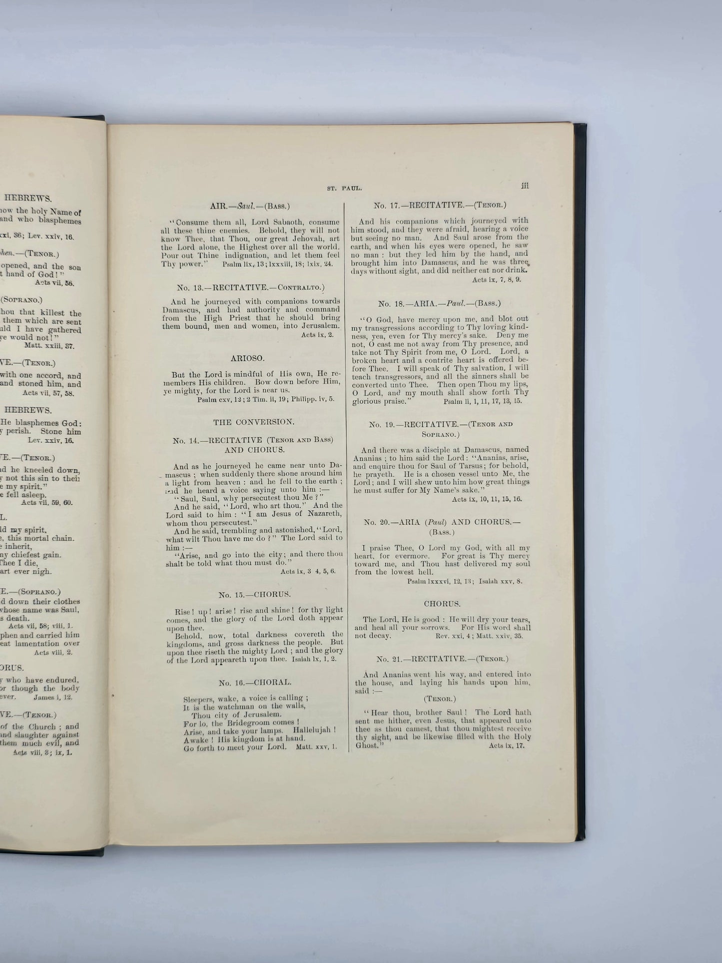 Saint Paul An Oratorio | G. Schirmer's Editions | Music by Felix Mendelssohn.