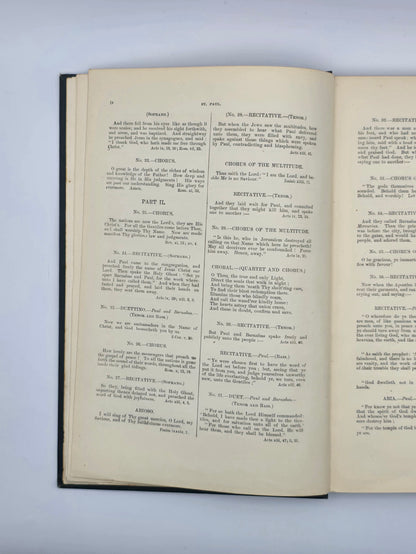 Saint Paul An Oratorio | G. Schirmer's Editions | Music by Felix Mendelssohn.