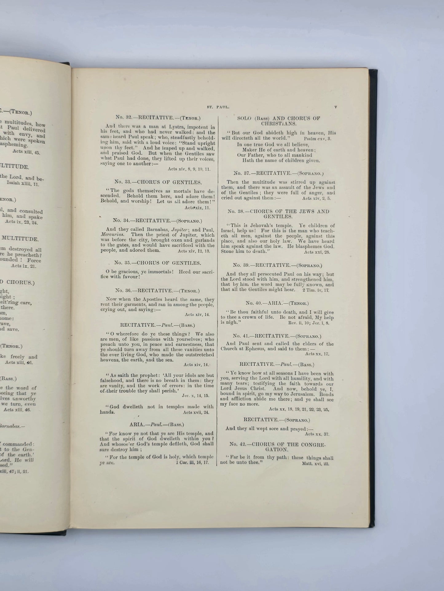Saint Paul An Oratorio | G. Schirmer's Editions | Music by Felix Mendelssohn.