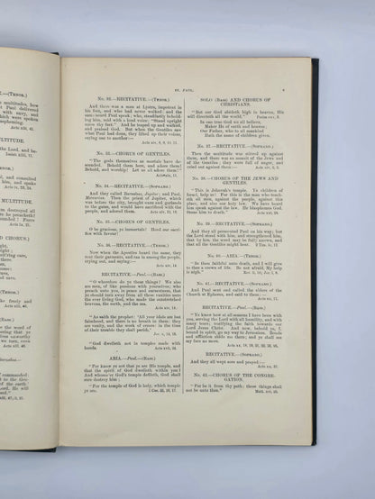 Saint Paul An Oratorio | G. Schirmer's Editions | Music by Felix Mendelssohn.
