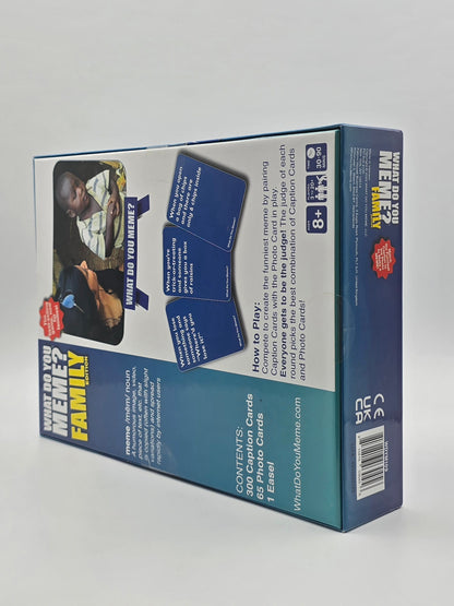 What Do You Meme? Family Edition ON THE GO Family Board Game.
