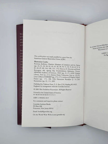 Archeology of Madness: Komitas. Portrait of an Armenian Icon