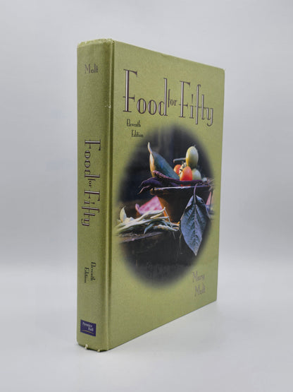 Food for Fifty by Mary K. Molt. Eleventh Edition, Vintage Hardcover Book.