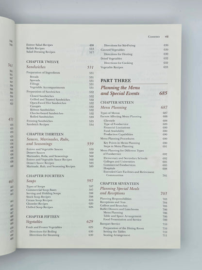 Food for Fifty by Mary K. Molt. Eleventh Edition, Vintage Hardcover Book.