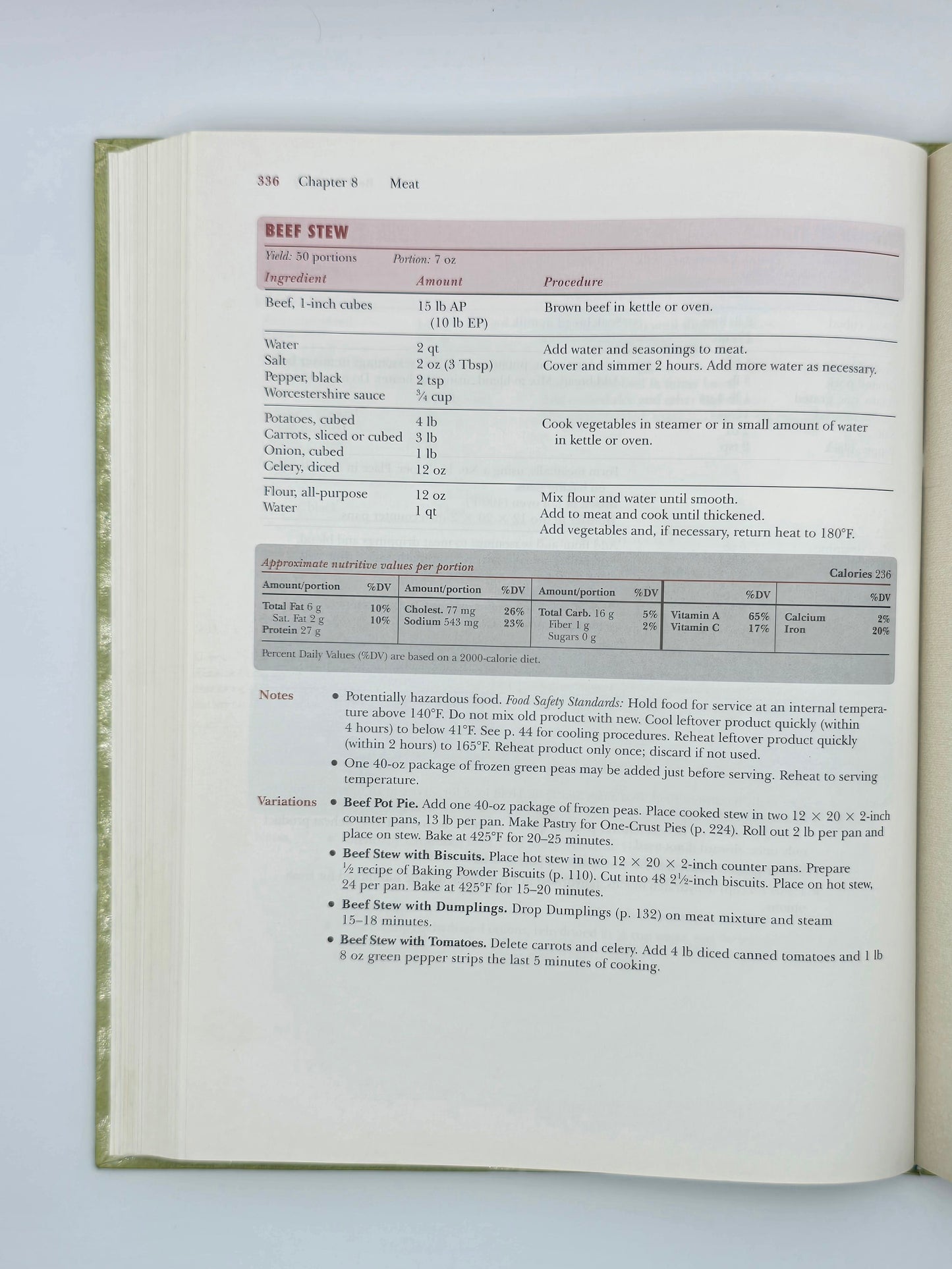 Food for Fifty by Mary K. Molt. Eleventh Edition, Vintage Hardcover Book.