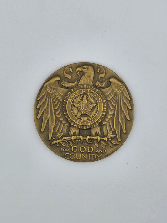 American Legion School Award Undated Bronze Medal