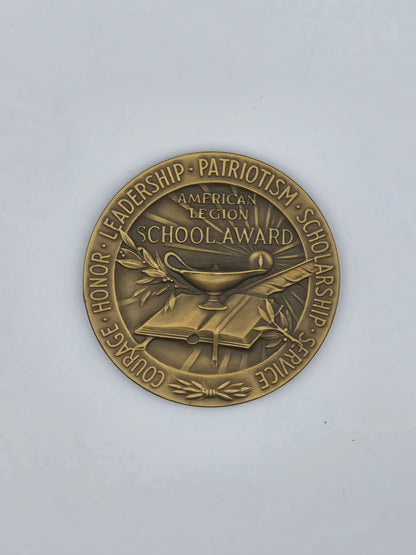 American Legion School Award Undated Bronze Medal