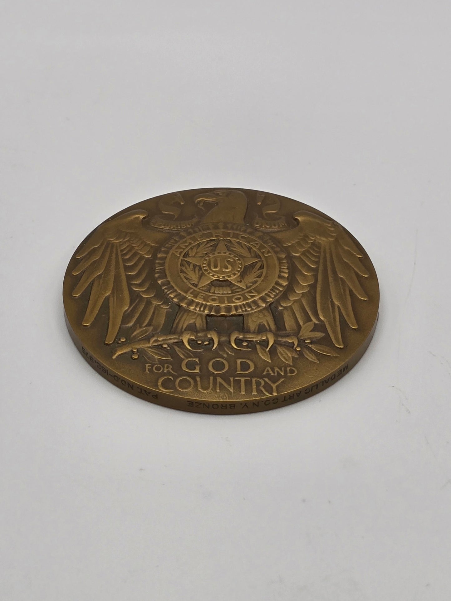 American Legion School Award Undated Bronze Medal