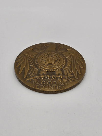 American Legion School Award Undated Bronze Medal