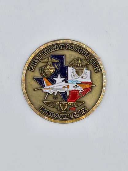 NAS Kingsville South Texas Navy Challenge Coin | Kingsville, TX