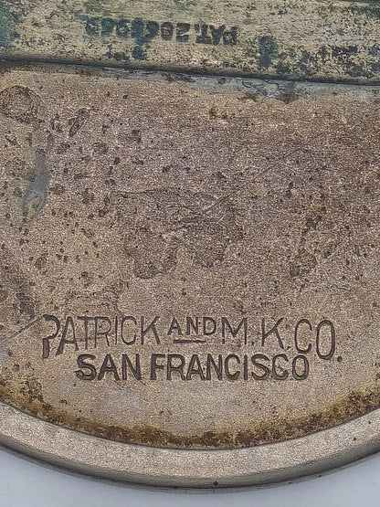 Vintage Pin Badge N.36202 From Pacific Bridge Co., Shipyards in Alameda California USA 1944