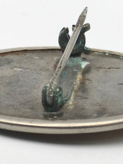 Vintage Pin Badge N.36202 From Pacific Bridge Co., Shipyards in Alameda California USA 1944