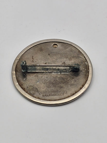 Vintage Pin Badge N.36202 From Pacific Bridge Co., Shipyards in Alameda California USA 1944