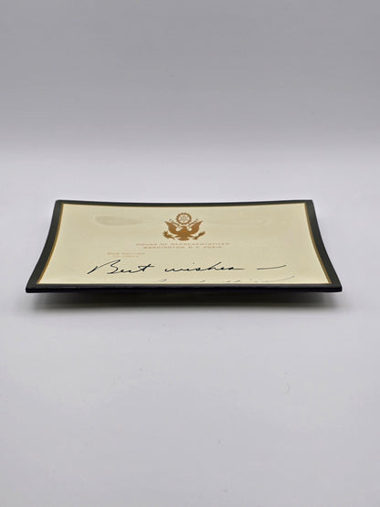 Vintage Plate US House of Representatives Bob Mathias From California 1967-1975 Campaign