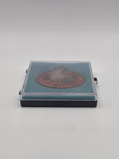 Vintage Medal an Award of Achievement from Sierra Joint Union High School CA