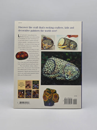 Painting on Rocks by Lin Wellford – Craft Book with 20+ Projects Animals & Flowe