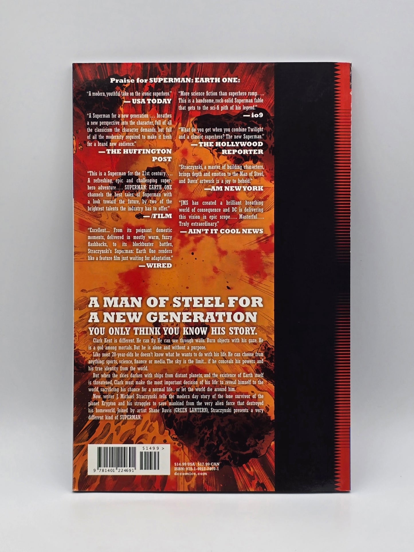 Superman Earth One Volume # 1 (2010) TPB Micheal Straczynski • Shane Davis DC Comics