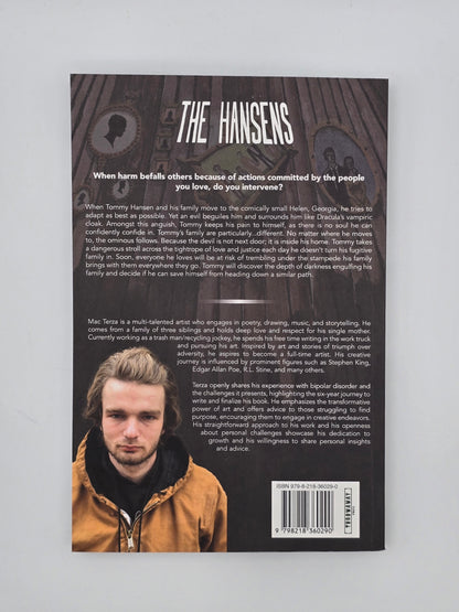 The Hansens by Mac Terza Paperback Book 2024 Throwaway Press