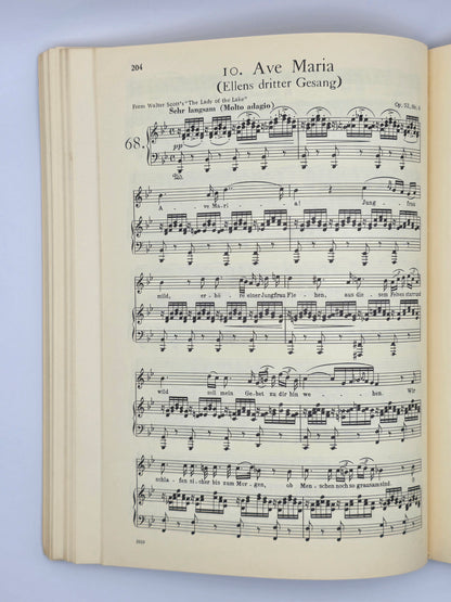 SCHUBERT 200 Songs For Voice & Piano By Sergius Kagen Sheet Music Book Vol.1