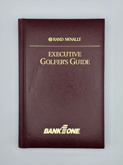 Vintage American Executive GOLFER'S GUIDE By Hubert Pedroli USA 1995
