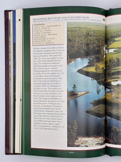 Vintage American Executive GOLFER'S GUIDE By Hubert Pedroli USA 1995