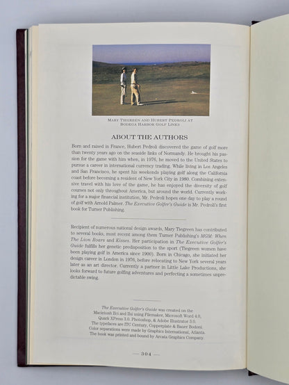 Vintage American Executive GOLFER'S GUIDE By Hubert Pedroli USA 1995