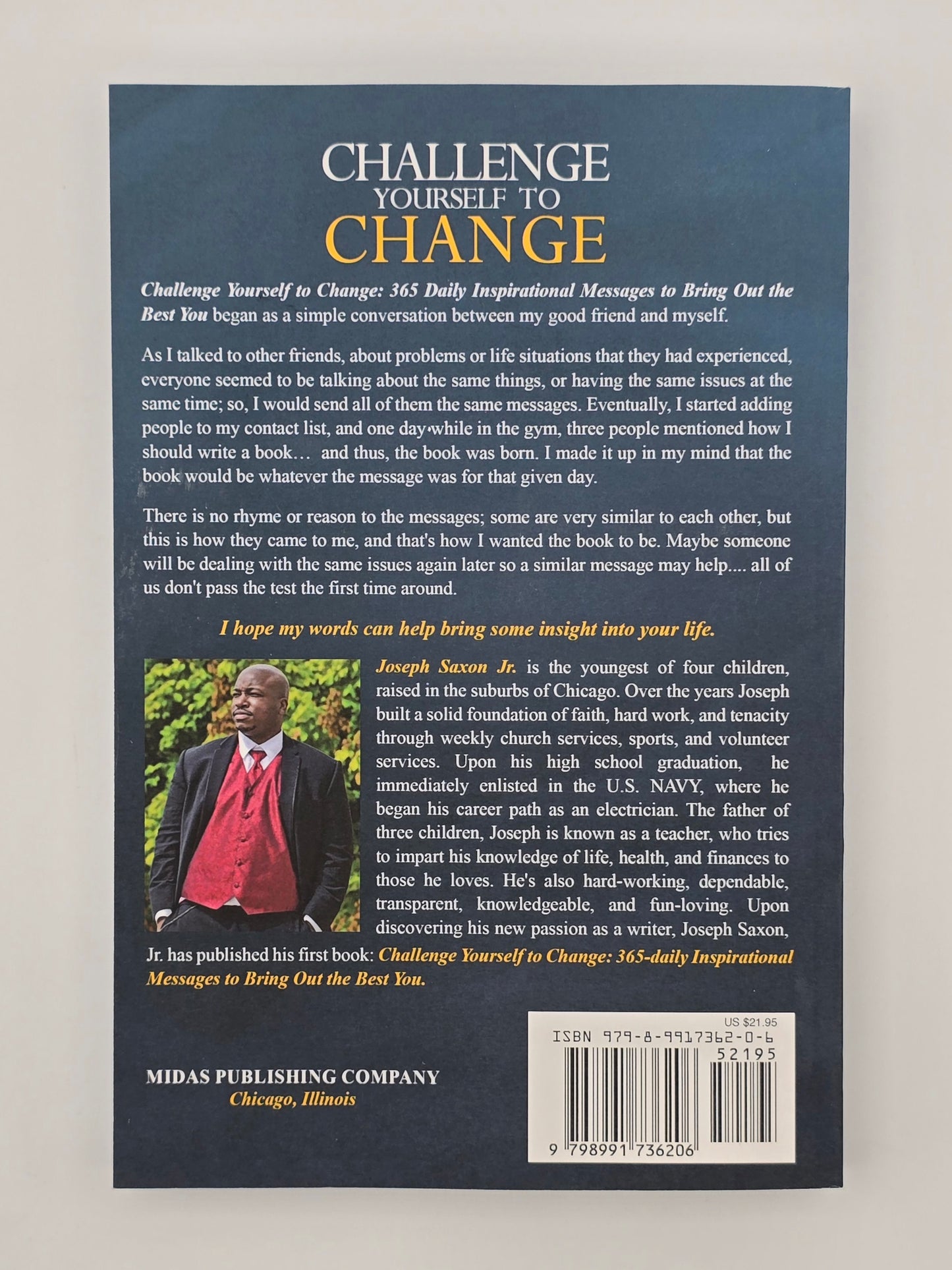 Challenge Yourself To Change -365 Daily Inspirational Messages to Bring Out Best