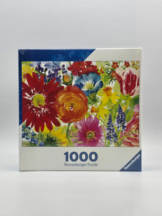 Ravensburger Abundant Blooms 1000 Piece Jigsaw Puzzle 27x20" Flowers