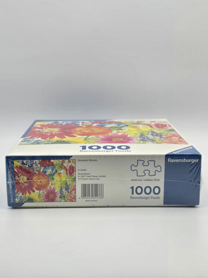 Ravensburger Abundant Blooms 1000 Piece Jigsaw Puzzle 27x20" Flowers