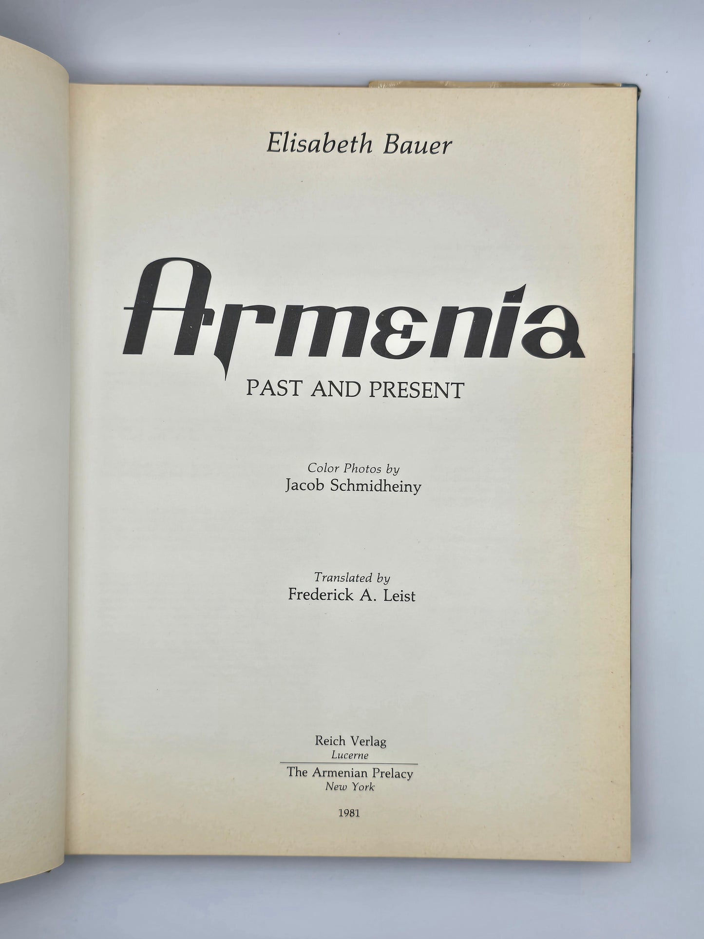 Vintage Book: ARMENIA Past and Present