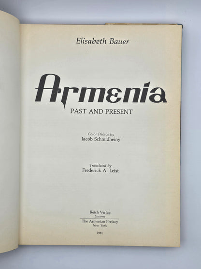 Vintage Book: ARMENIA Past and Present