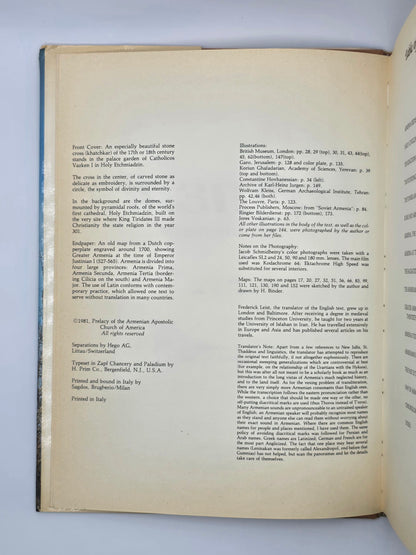 Vintage Book: ARMENIA Past and Present