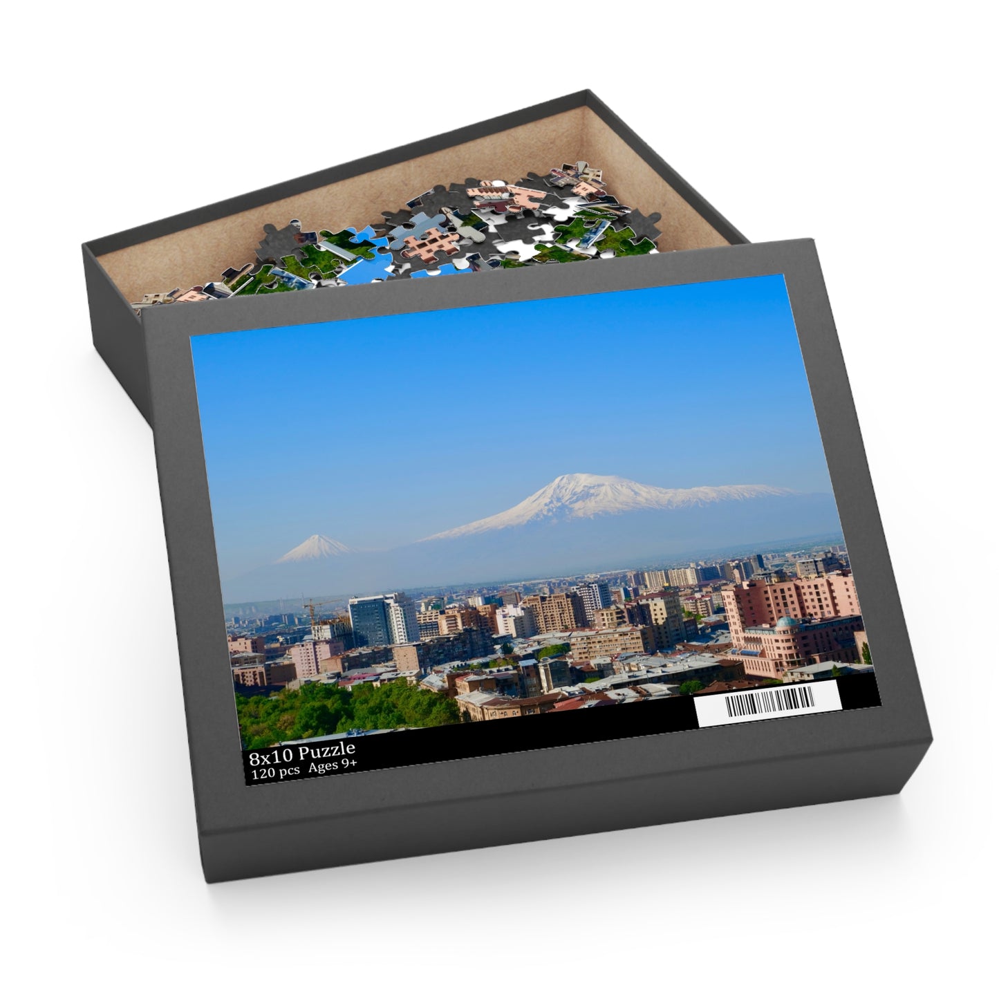 Puzzle - Yerevan City with Ararat Mountain Background