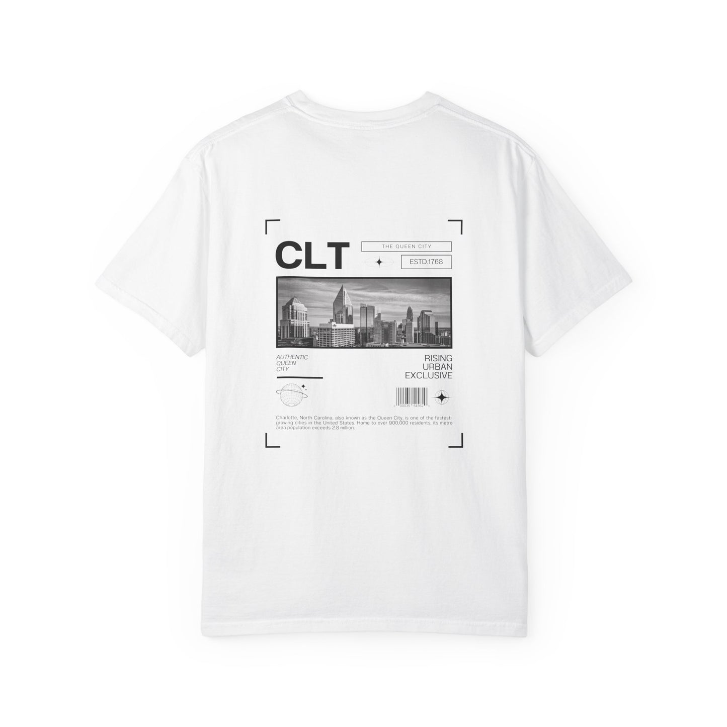 Garment-Dyed T-shirt CLT Queen City Legacy