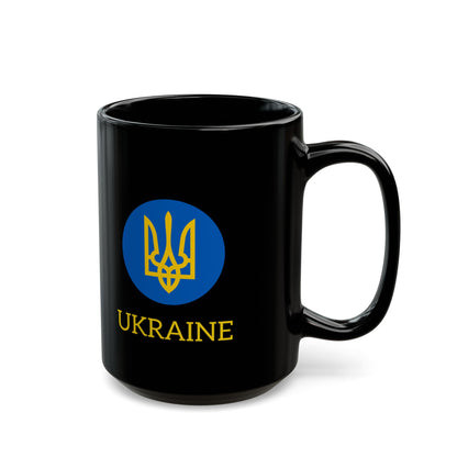 Mug - Black Ukraine Coat of Arms Mug