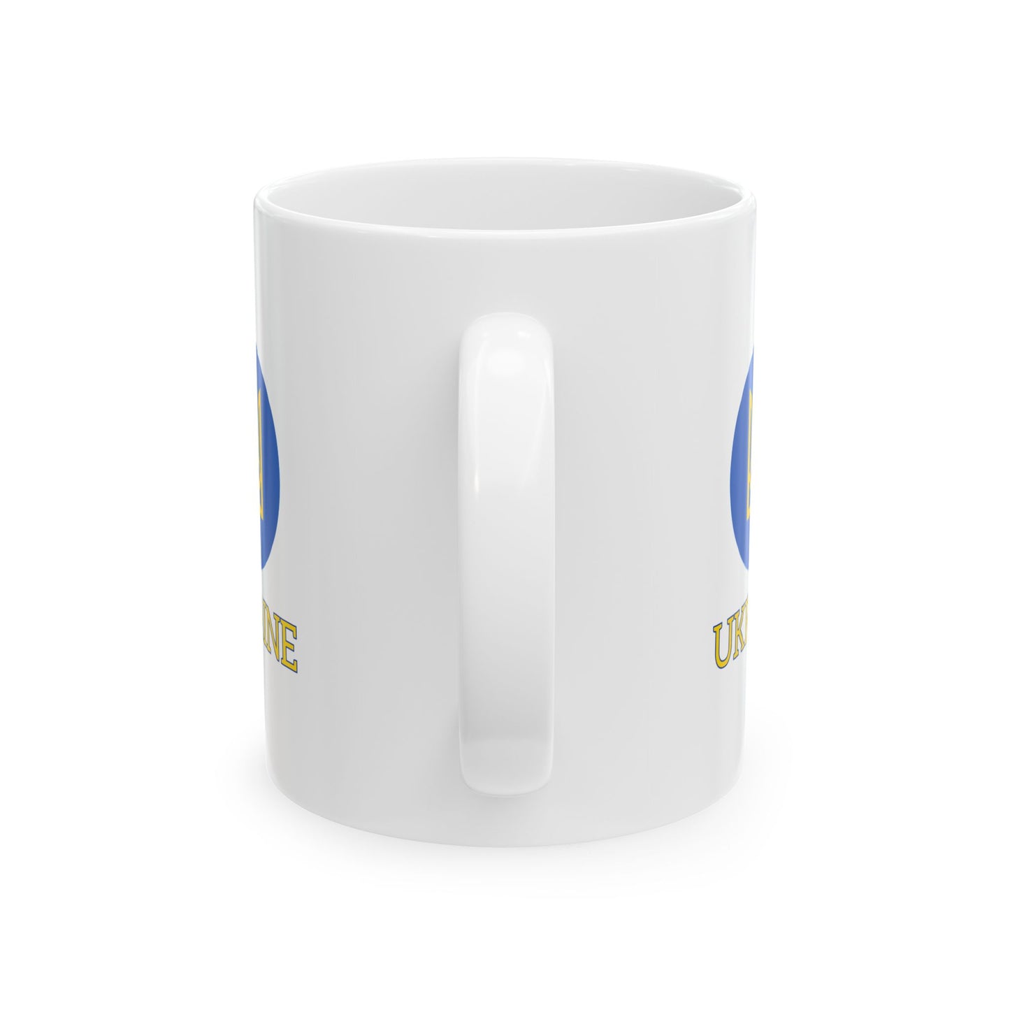 Ceramic Mug - White Ukraine Coat of Arms