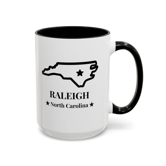 Raleigh NC Accent Mug
